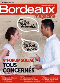 Bordeaux Magazine n°399 - Novembre 2012. Publié le 15/11/12. Bordeaux